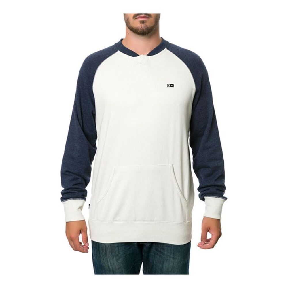 Fourstar Clothing Mens The Notch Crewneck Sweatshirt, Beige, S, DM